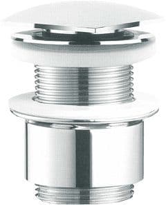 CREPINE DESIGN SYSTEME CLIC DC 5/4" CARREE SANS TROP-PLEIN CHROME