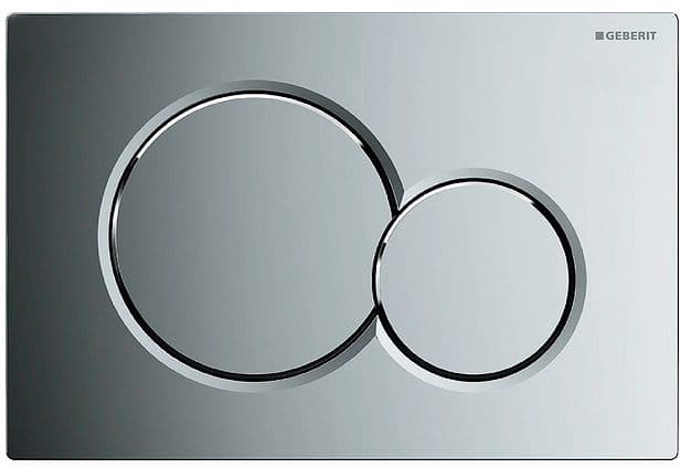 PLAQUE DE COMMANDE 2 TOUCHES SIGMA01 CHROME BRILLANT