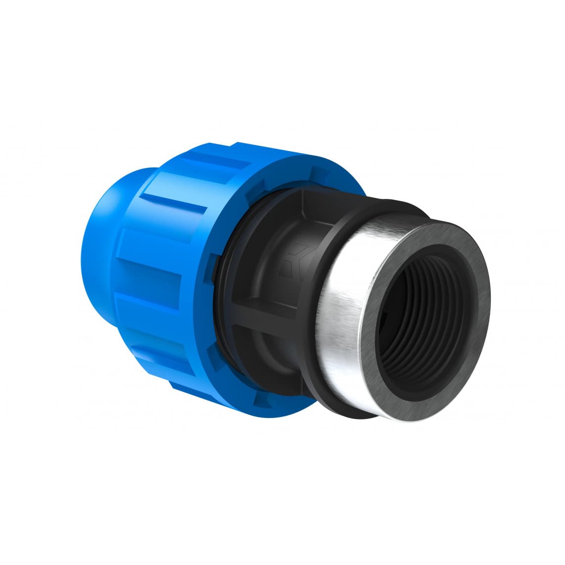 984843317 PP pièce intermédiaire, 32 mm x 1" F, raccord à serrer pour PEHD/socarex