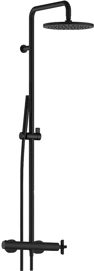 COLONNE DE DOUCHE +THERMOSTAT ICONA CLASSIC FANTINI 24CM NOIR PVD