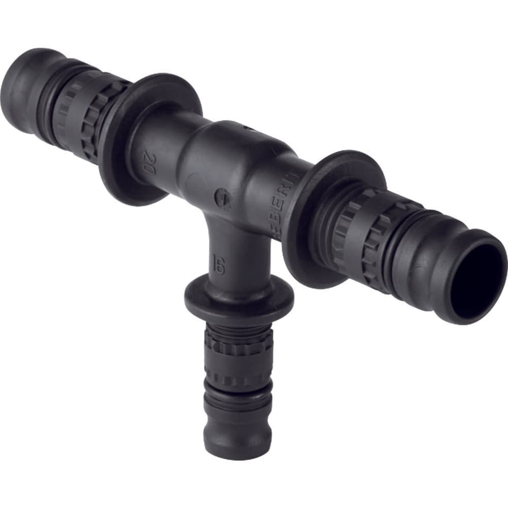 Geberit Mepla raccord à sertir Té réduit 90° PVDF 32-20-32