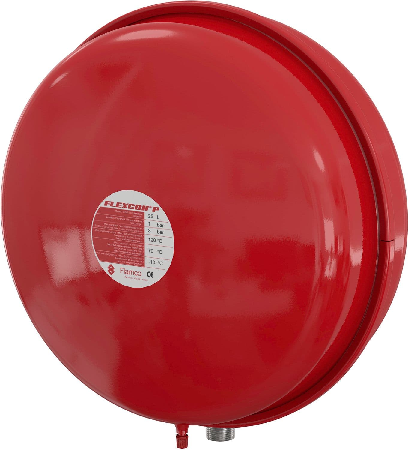 VASE D'EXPANSION CHAUFFAGE CENTRAL FLEXCON PLAT 18 1KG