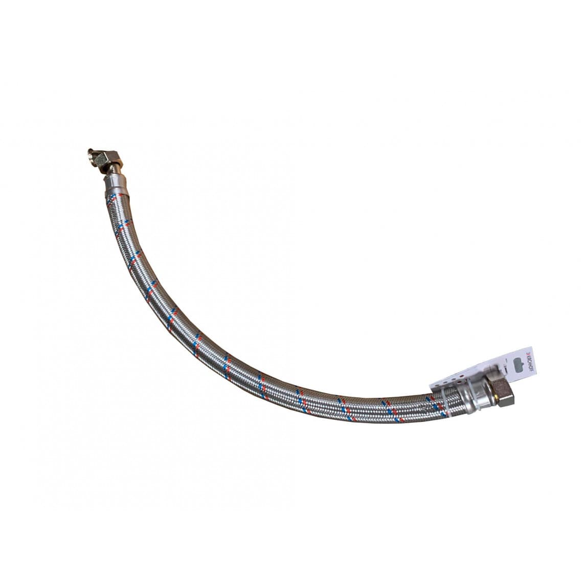 986287555 Flexible pour raccord de chauffage, 1" F x 750 mm x 1" F, angle de 90° d'un côté