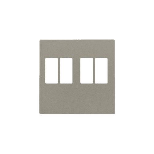 Set de finition pour prise double pour haut-parleur, couleur bronze coated