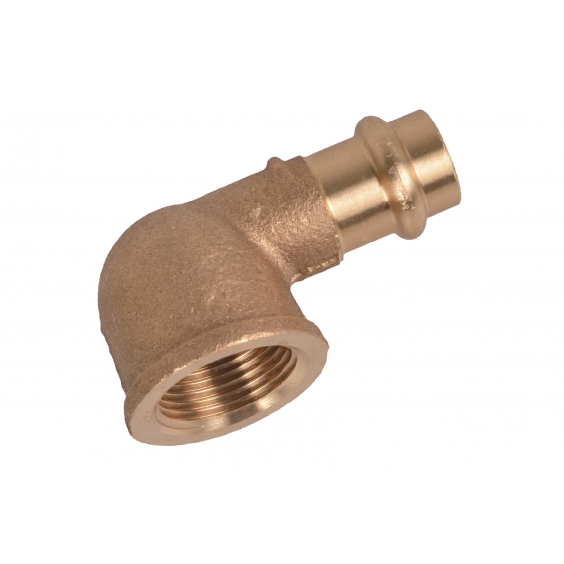 988621454 BR coude 90°, vierge, 18 mm x 1/2" F, 1 manchon, (P4090g)