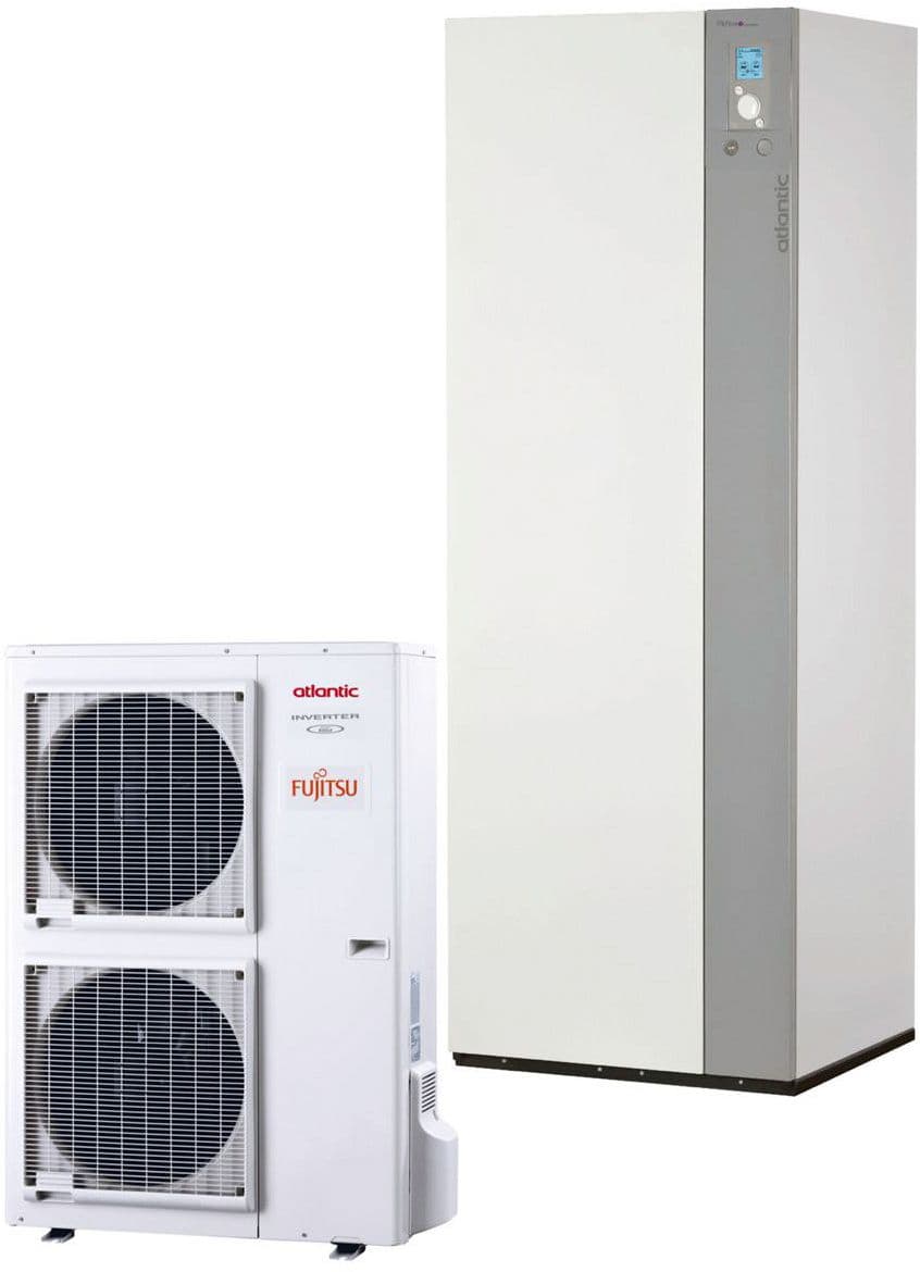 PAC AIR/EAU+BOILER INCORPORE 190L ALFEA EXCELLIA DUO 14KW CONNECTED ATLANTIC ERP CC A+ ERP EC A
