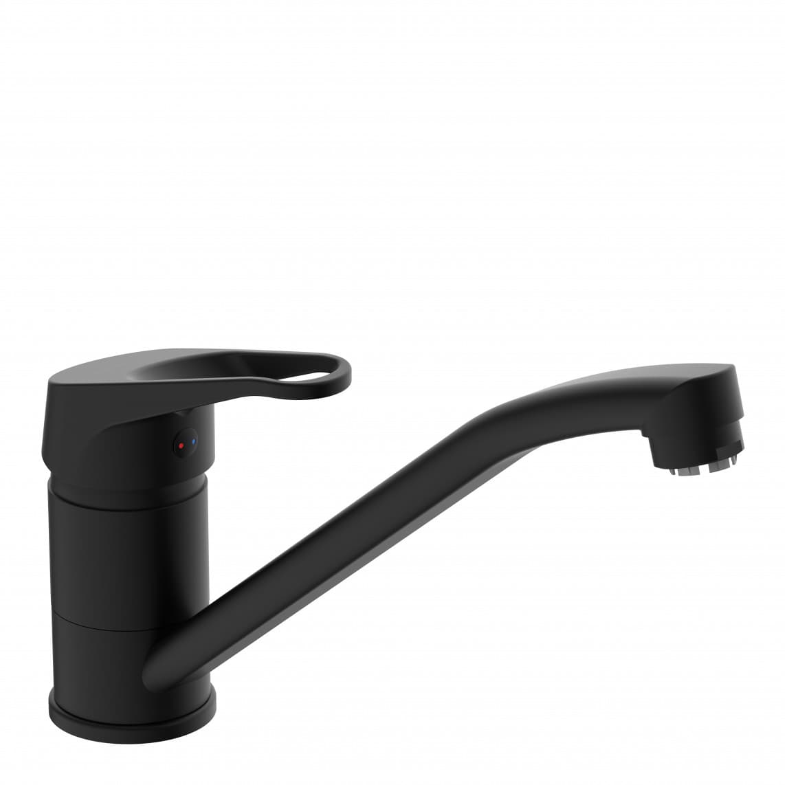 35596 TASSONI Mitigeur évier basse pression, noir mat