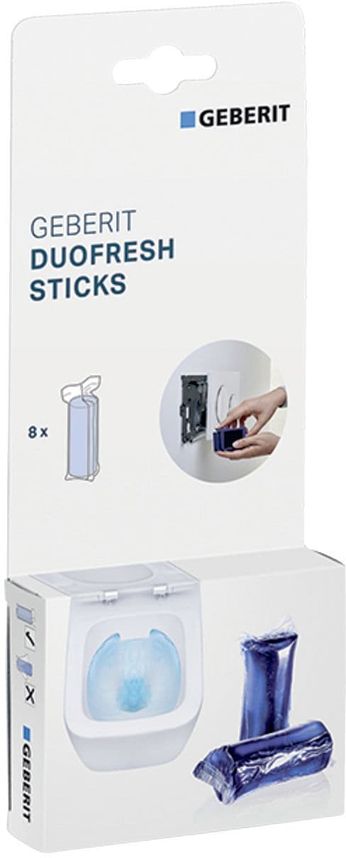 BATONS DE NETTOYAGE GEBERIT DUOFRESH (BOITE DE 8 BATONS)