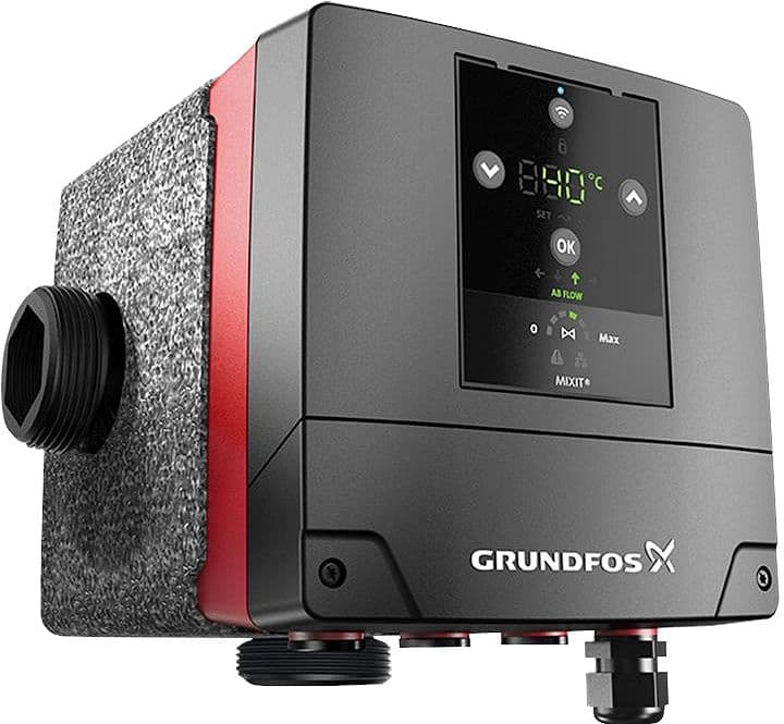 GROUPES DE MÉLANGE MIXIT RACCORD FILETÉ 25-6,3 DROITE GRUNDFOS