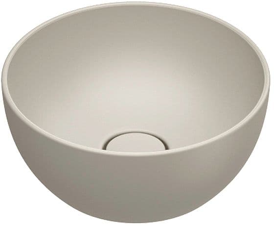 VASQUA A POSER SFERA CATALANO CATAGLAZE+ DIAMETRE 32 H14 SANS TROP-PLEIN SABBIA SATINATO