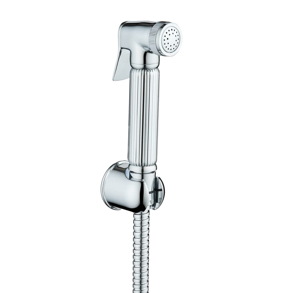 ALONI DESIGN SET WC-(BIDET) DOUCHETTE RONDE - CHROME