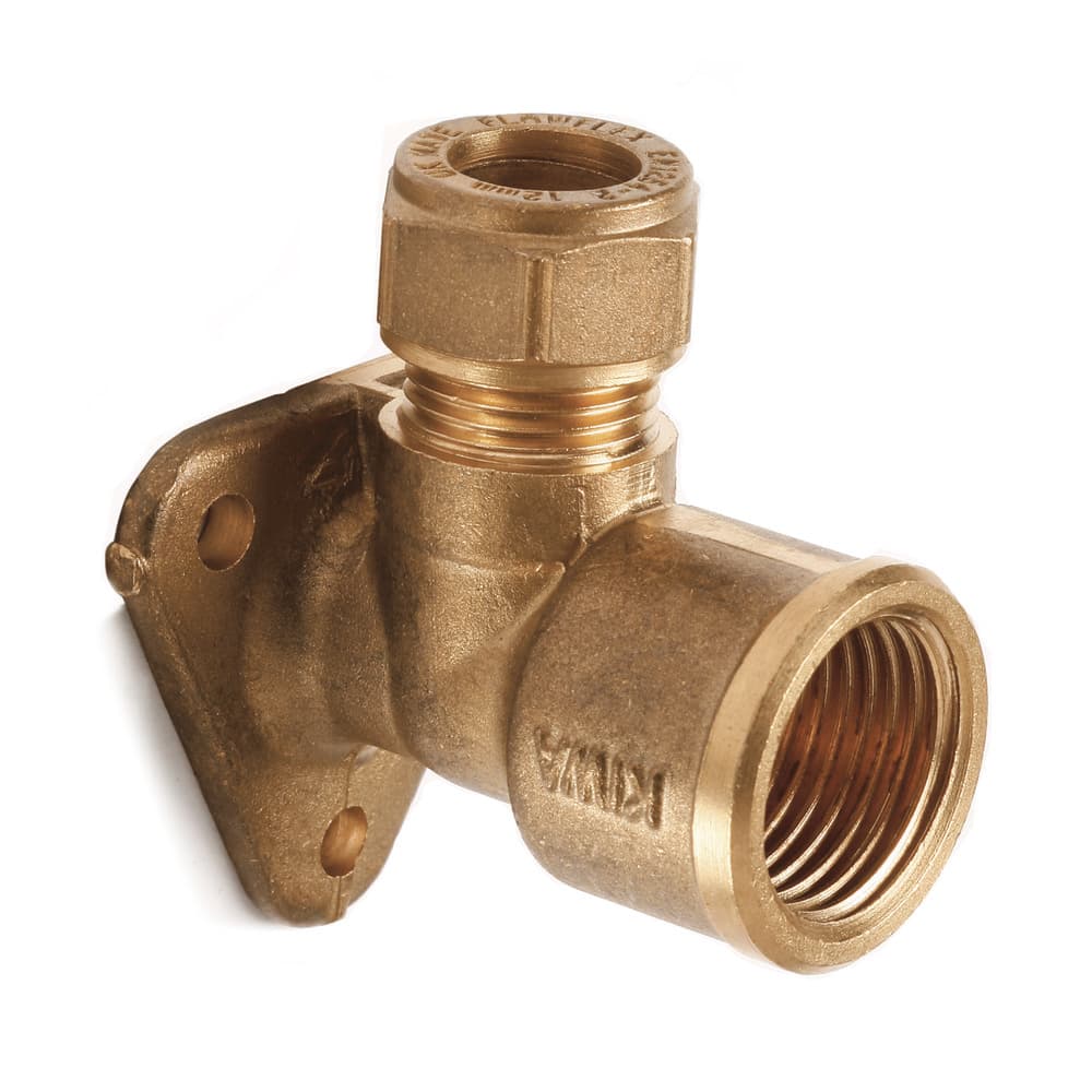 Culasse biconique laiton alimentation tube cuivre 1/2"F x 12 mm