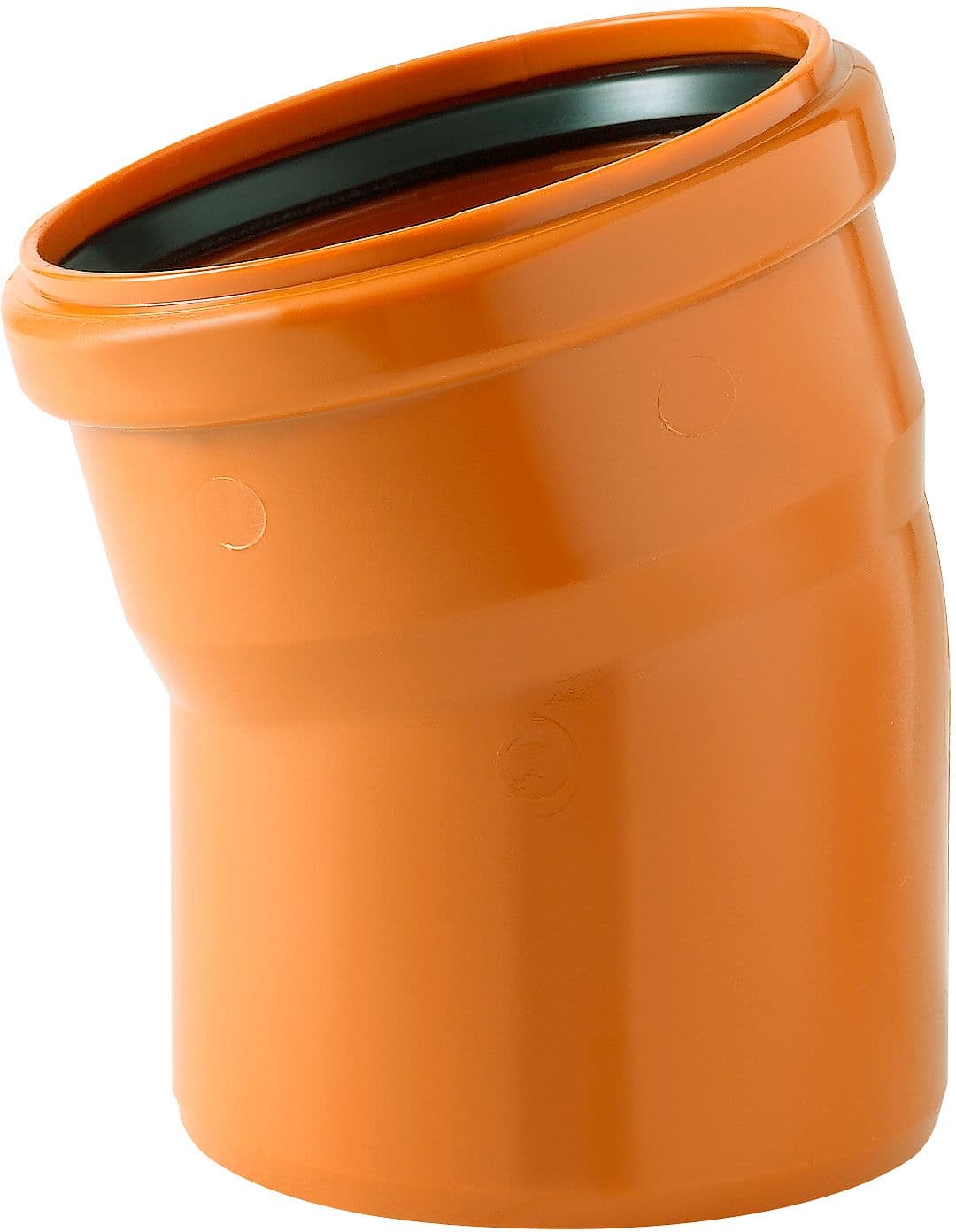 COUDE PVC EGOUT 110MM 15° ROUGE/BRUN