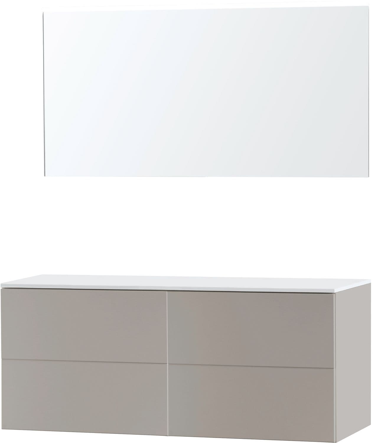 MEUBLE PURO DUO GRIS 140 SOLID A POSER MIROIR
