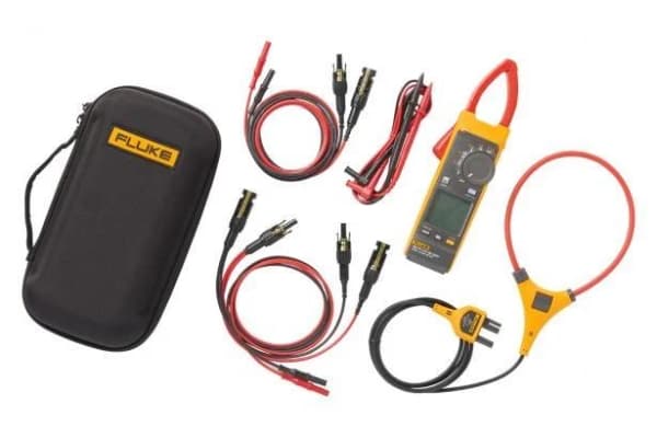 Flk-393fc-pvlead, kit photovoltaique pince Fluke 393 fc et cordons mc4