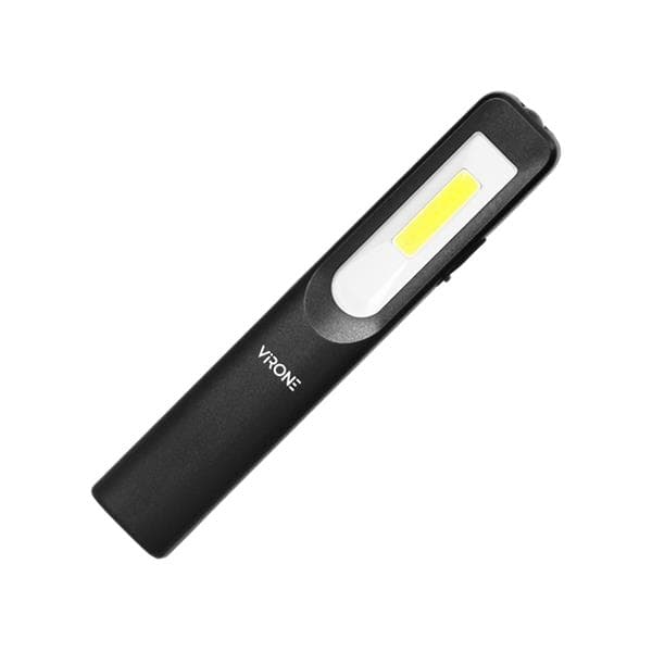 Torche d'atelier led 3W 200lm + 3W 50lm, 1200mAh, 3 modes de travail: 100%, 50%, diode frontale