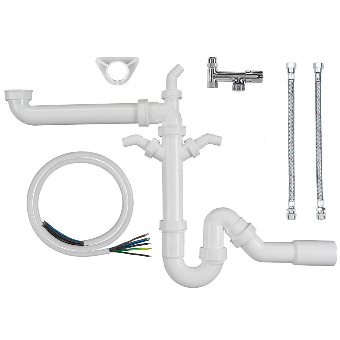 111 Kit de raccordement cuisine Eyckhaus 11, blanc