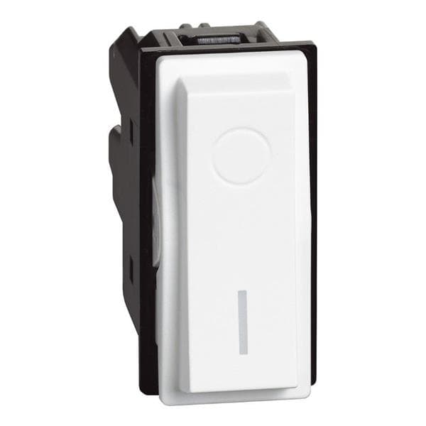LNow interrupteur bipolaire 16AX complet 1 module Blanc