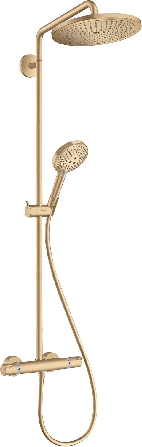 COLONNE DE DOUCHE+THERMOSTAT CROMA SELECT S280 1JET HANSGROHE BRUSHED BRONZE