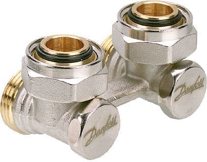 BLOC H COMBINAISON BITUBE DANFOSS MUR 3/4"MF