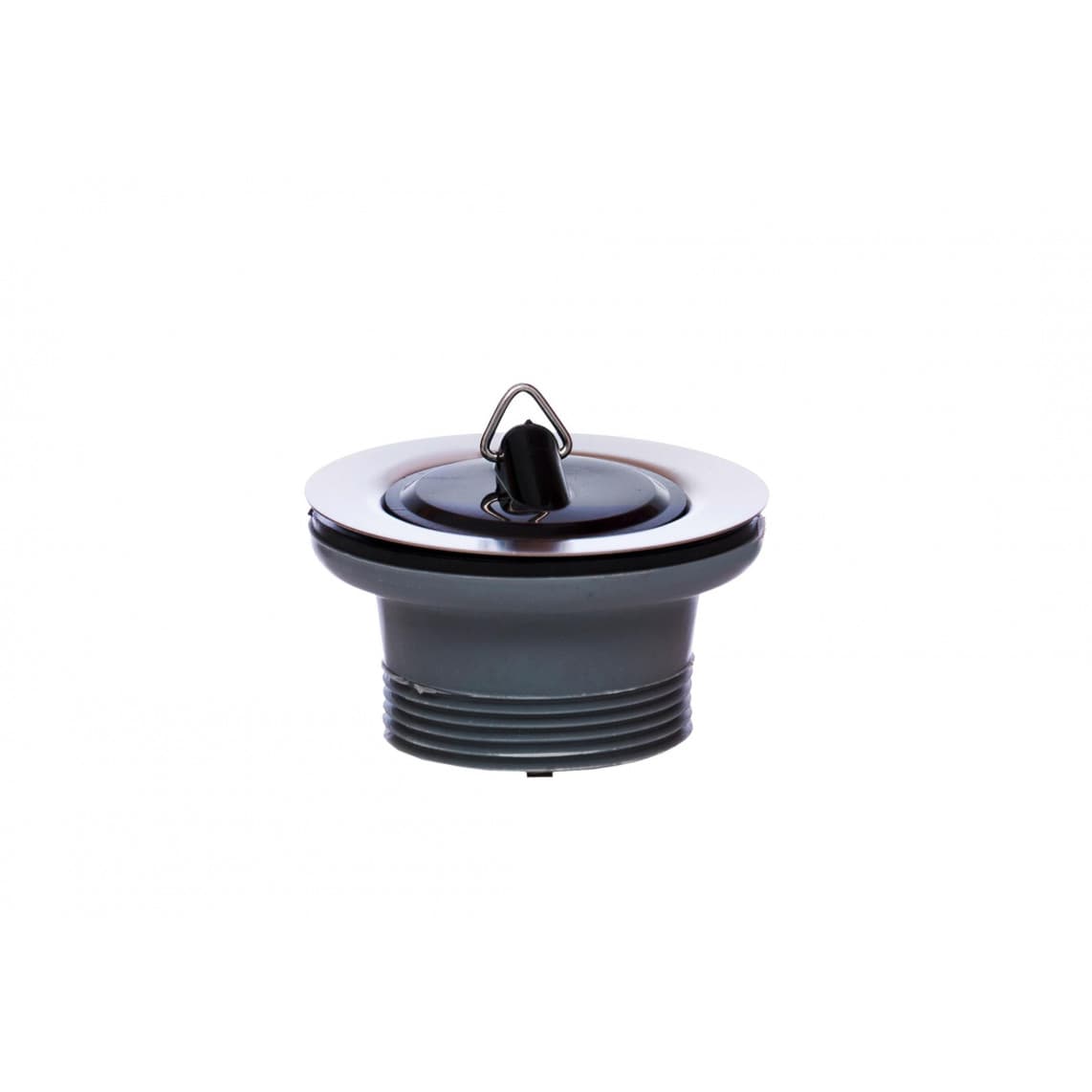 98835149 ECO-SAVE KS vanne d'évacuation, Gris, 1 1/2" M x 70 mm, calice d'évacuation avec bonde 45,5 mm