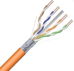 F/UTP cat6A F1/UTP 4p LSOH Orange Cca -s1a,d1,a1