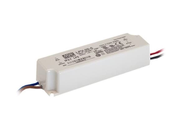 Alimentation Led 24Vdc - 20W 0.84A IP67 118 x 35 x 26mm