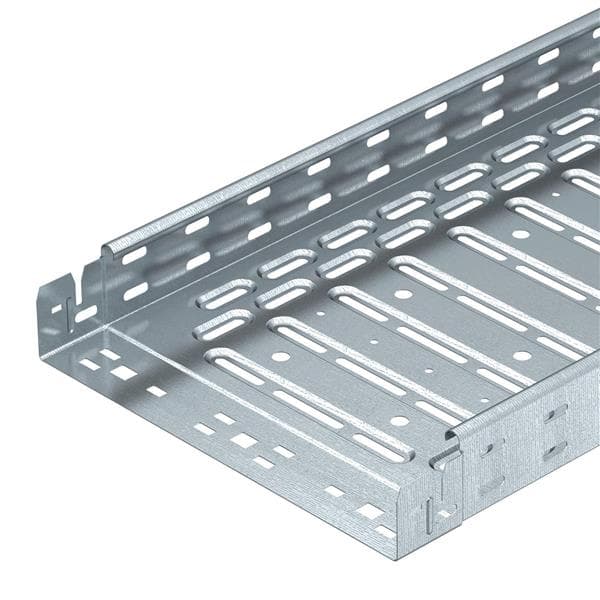 Chemin de câble longueur 3m largeur 100mm hauteur 60mm épaisseur:0.75mm galva-sendzimir E30 - 60- 90