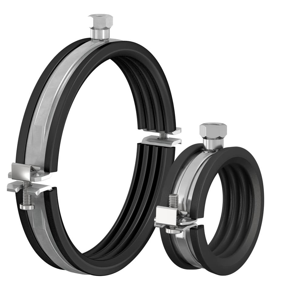 Flamco BSA M 8/M10 X 108-116 support insert en caoutchouc EPDM insonorisant