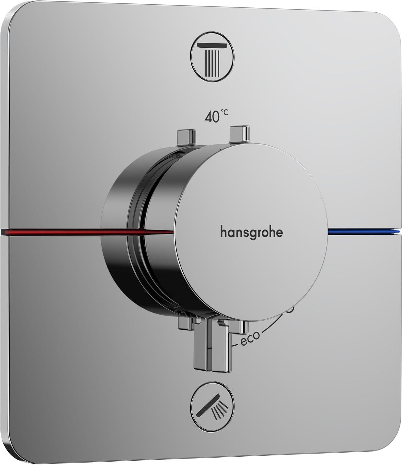 SET DE FINITION THERMOSTAT+2 ROBINET SHOWER SELECT COMFORT Q CHROME