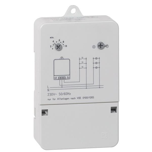 Minuterie électronique saillie 230V - 10A - 30 secondes / 10 minutes