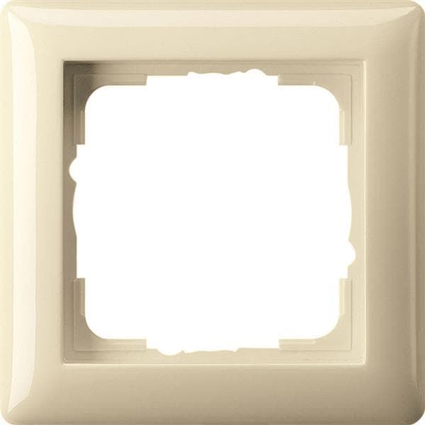 Cadre de finition Gira standard 55 Blanc crème brillant