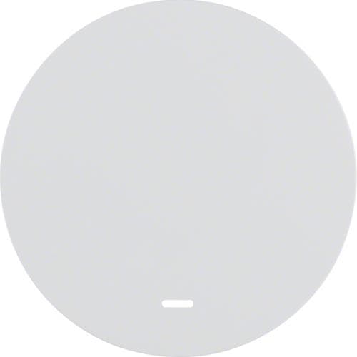 Touche avec voyant transparent Berker R.1 / R.3 Blanc polaire, brillant