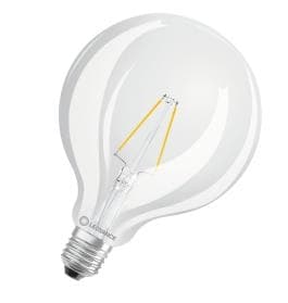 Lampe Led G125 forme sphérique 25 2.5W 827 filament claire E27