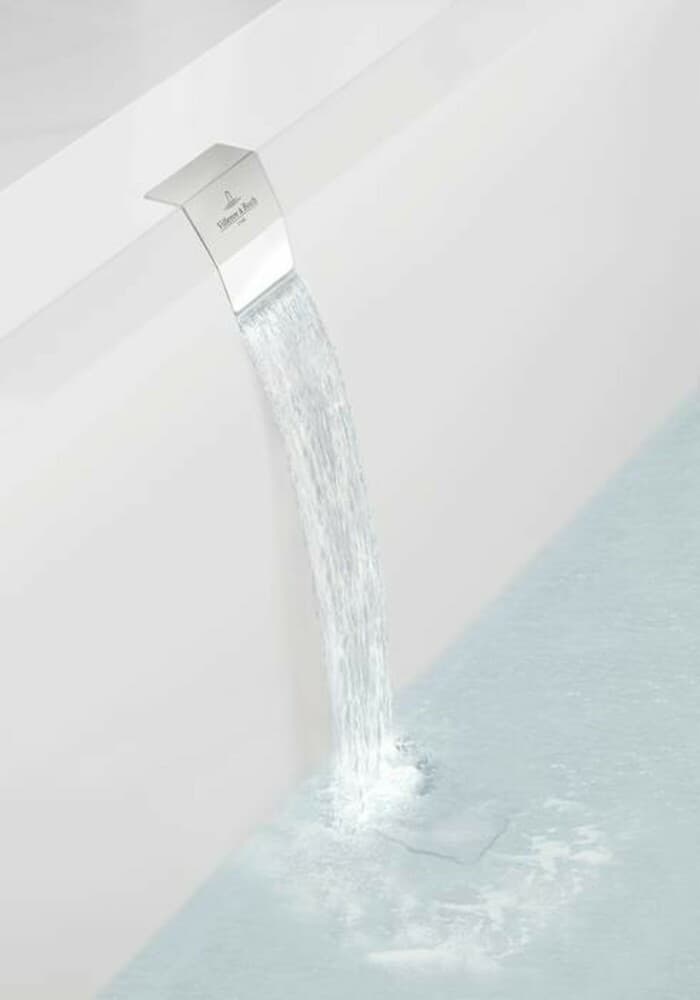 Villeroy & Boch alimentation eau Squaro Edge 12 150x220x65mm chrome blanc