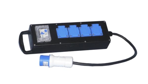 Bloc en caoutchouc 16A 2 x 230V