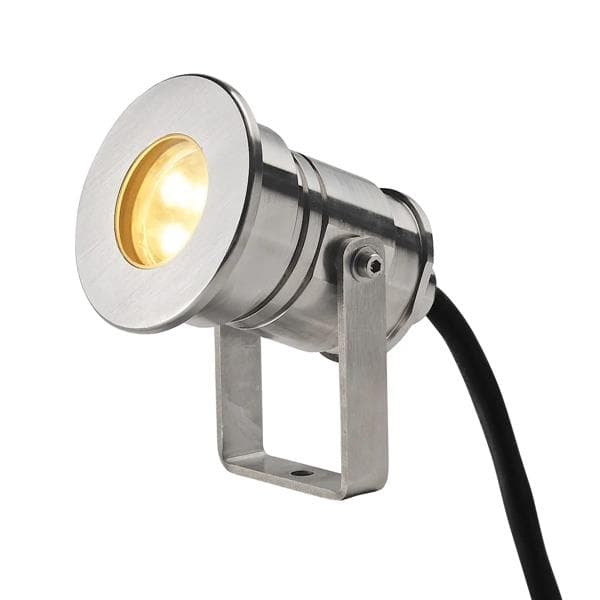 Dasar projector, Led, 5W, 3000K, 230V, Inox