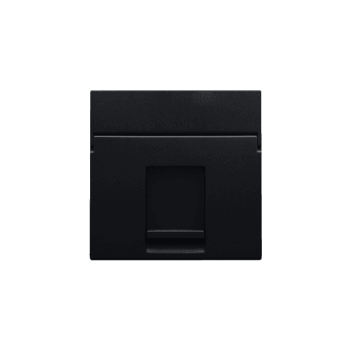 Enjoliveur data 1x RJ, couleur black coated