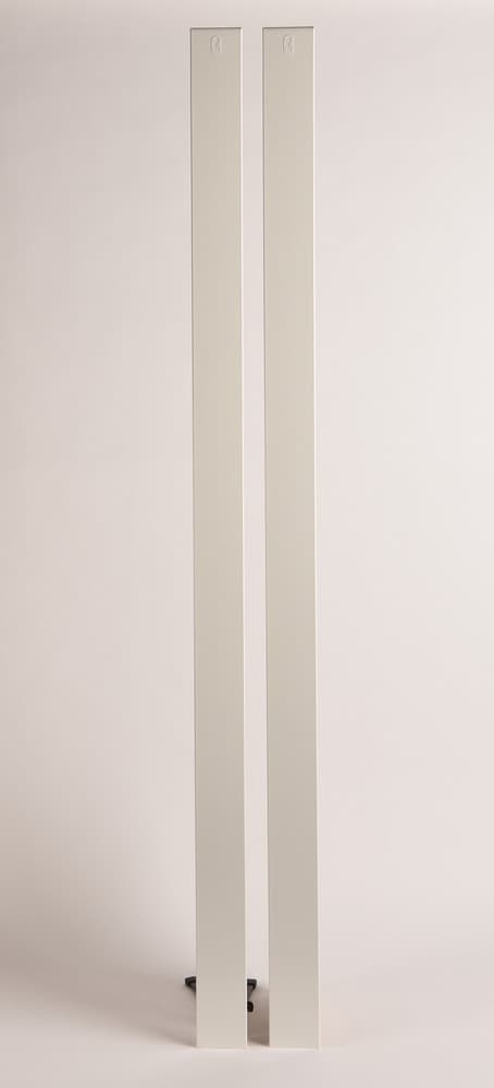 Van Marcke jeu de 2 panneaux latéraux T22 H 1800 mm acier blanc