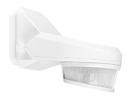 Détecteur de mouvement, 230 V, 16 m, 240°, IP54, pour montage en saillie, couleur blanc