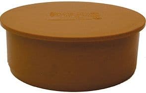 BOUCHON PVC EGOUT 200MM ROUGE/BRUN
