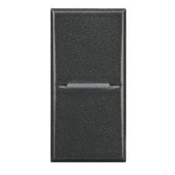 Axolute poussoir NO axial 1 module Anthracite