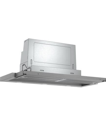 Hotte serie 4 télescopique 90cm, metalLook, EcoSilence drive, 3 niveaux + 1 intensif, 396 / 728,8m³