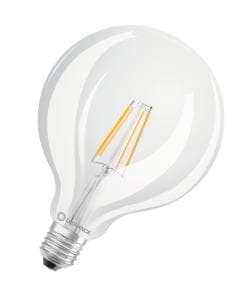 Lampe Led G125 forme sphérique 40 4W 827 filament claire E27