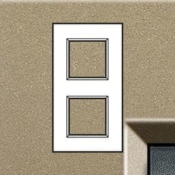 LivingLight - plaque rectangulaire 2 x 2 modules Square