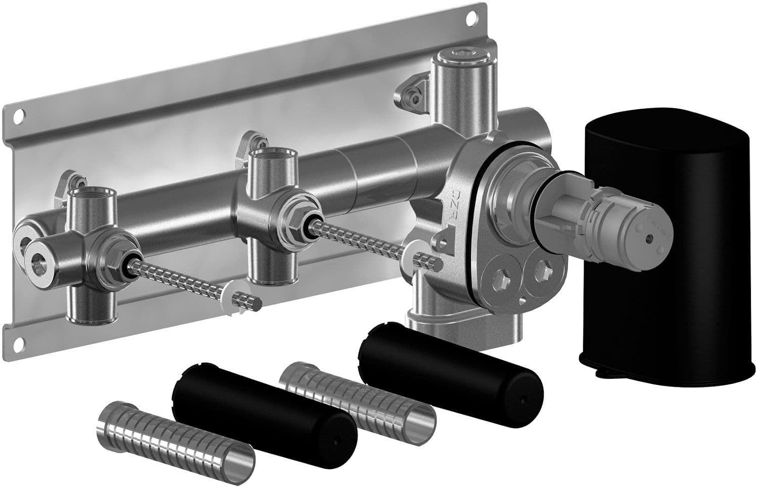 THERMOSTAT A ENCASTRER + 2 ROBINETS D'ARRET XTOOL DORNBRACHT SYMETRICS