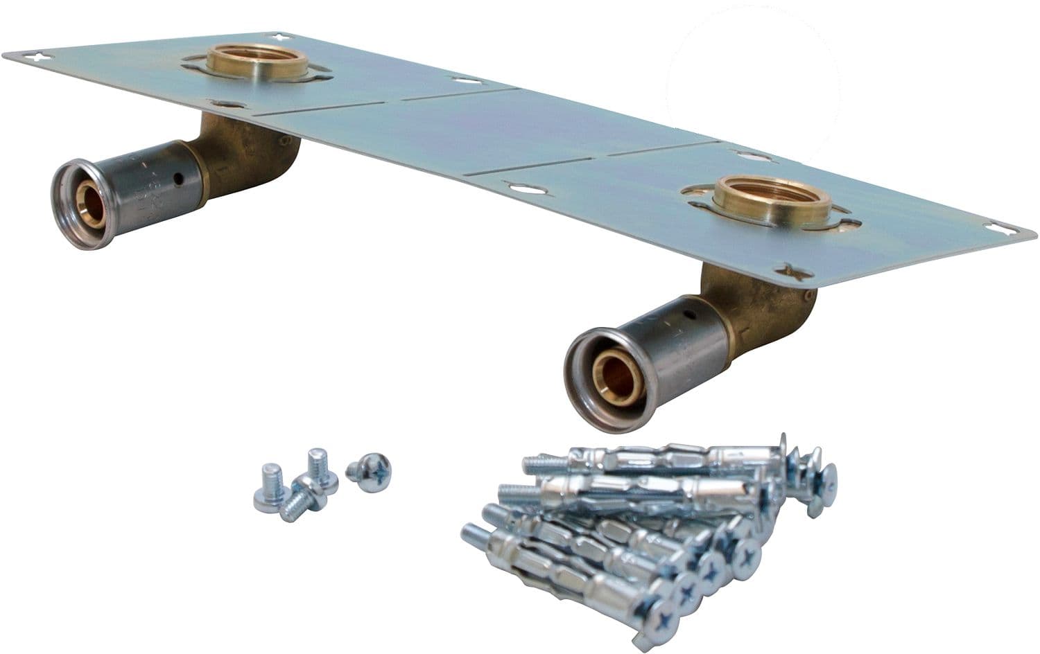 CULASSE DOUBLE PR PLATRE 2X(16MM-1/2"F) LAITON HENCO