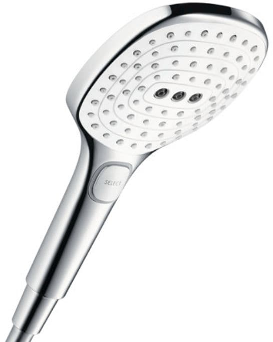 DOUCHE A MAIN RAINDANCE SELECT E120 3JET HANSGROHE CHROME-BLANC