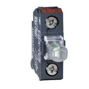 Bloc lumineux pour boîte à boutons - Rouge - Led intégrée - 24V