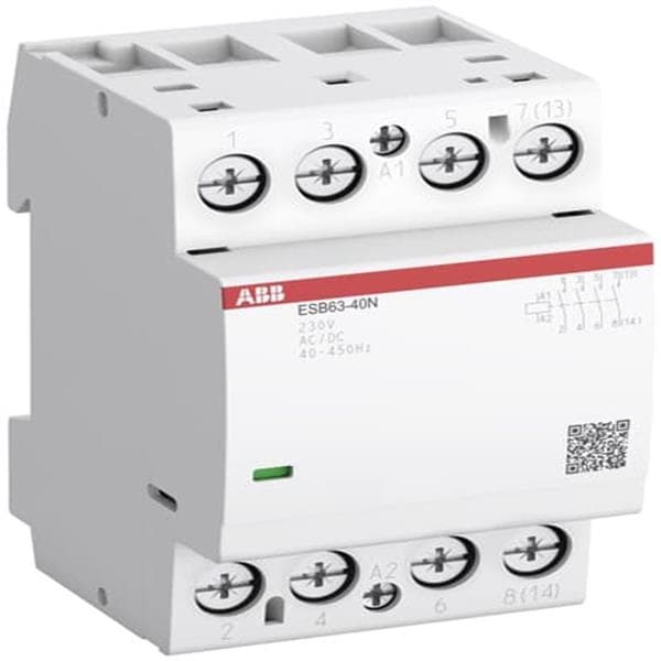 Contacteur modulaire 63A 4 NO 63A contacts tension circuit de commande: 230Vac / Dc